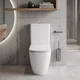 Унитаз компакт Cersanit Remo Pro Square 930 600x340 прямоугольный, с сиденьем, белый (K681-063/CCKZ1016880001) - изображение 5