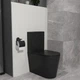 Унитаз компакт Koller Pool Grace 3/6 л с сиденьем микролифт, черный глянцевый (1808560699) - изображение 1