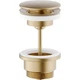 Донный клапан Nobili Click-Clack 1 1/4" для умывальника, золото брашированный (AV00110/11CGP) - изображение 1