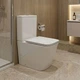 Унітаз компакт Devit Flow Square 610x365 прямокутний, з сидінням, білий (DFL2170211W) - зображення 1