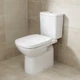 Унитаз компакт Roca DEBBA 655x355 прямоугольный, с сиденьем, белый (A34P998000) - изображение 1
