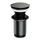 Донный клапан Omnires 1 1/4″ для раковины, черный матовый (A706GR) - изображение 1