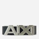 Ремень двусторонний мужской из натуральной кожи Armani Exchange 135238824 36 (120.5 см) Синий/Белый (1160815149) - изображение 1