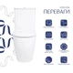 Унитаз компакт Qtap Evia Ultra Quiet 3/6 л с сиденьем микролифт, белый глянцевый (QTEVI27W49258) - изображение 3