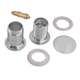 Донный клапан Koer PW-08-11 1 1/4'' Сlick-Сlack для умывальника, белый/хром (KR5788) - изображение 4