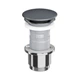 Донный клапан Excellent Design Click-Clack 1 1/4" для умывальника и биде, графит матовый (ARIN.1485.K.01.GRMCR) - изображение 1