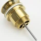 Донный клапан Frap F62-3 1 1/4" для раковины, золотой - изображение 7