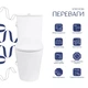 Унитаз компакт Qtap Arvin Ultra Quiet 3/6 л с сиденьем микролифт, белый глянцевый (QTARV27W49259) - изображение 10