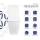 Унитаз компакт Qtap Stork Ultra Quiet 3/6 л с сиденьем микролифт, белый глянцевый (QTSTO27W49260) - изображение 9