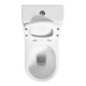 Унитаз компакт Mixxus Bevel-0407-T1 630х350 овальный, с сиденьем, белый (MI6690) - изображение 5