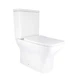 Унитаз компакт Mixxus Style-0403-R 620х360 прямоугольный, с сиденьем, белый (MI6727) - изображение 1