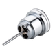 Донный клапан Frap F61 1 1/4" для раковины, хром - изображение 6