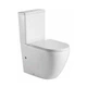 Унитаз компакт Mixxus Premium Ellipse-0402-R 660x390 овальный, с сиденьем, белый (MP6468) - изображение 1