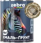 Эмаль-грунт Zebra PROF 1301 17-0510 2.5 кг Silver Sage (4823048033733) - изображение 2