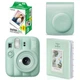 Подарунковий набір Fujifilm Instax Mini 13 Lagoon Green (Зелений) / Камера + Чохол + Альбом 64 фото + 20 знімків / Summer Set 2026 - изображение 1