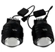 Лазерные LED противотуманные фары Bi-LED линзы EA Light X A1 Nissan 100W 12-24V белые с креплением 2 уха в штатные места - изображение 6