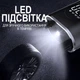 Портативный насос-компрессор Podofo PAC-02 аккумуляторный ABS-пластик черный - изображение 6