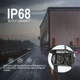 Паркувальна система Podofo A4007 бездротова камера заднього виду 7" чорна IP68 - зображення 8