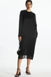 Сукня жіноча COS organza-panelled midi dress 1105260001 Eur 34 Чорний - изображение 1