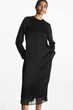 Сукня жіноча COS organza-panelled midi dress 1105260001 Eur 34 Чорний - изображение 2