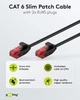 Патч-корд Goobay RJ45 UTP6 3.0m patch Slim Flexi PoE D=3.6mm Cu чорний(75.09.3716) - изображение 2