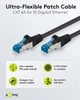 Патч-корд Goobay RJ45 SFTP6a 0.5m patch Ultra Flexi PoE+ LSOH Cu чорний(75.07.9264) - изображение 4