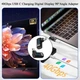 Переходник LED Screen USB 4.0 Type-C M/F (8K, 40Gbps, PD140W) Alitek Black Left/Right (48998) - изображение 12