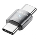 Переходник Essager USB 4.0 Type-C (Male/Male) 8K 240W 40Gbps LED Aluminium (48992) - изображение 1