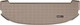Килимок Weathertech Beige для Genesis GV80 (mkI) 2020→ (7 місць)(багажник за 3 рядом) (WT 411365) - изображение 1
