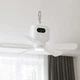 Аккумуляторный вентилятор 2в1 с LED-подсветкой и пультом 8000 мА·ч, потолочный USB вентилятор для дома, кемпинга и дачи - изображение 3