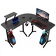 Комп'ютерний стіл GT Racer T-1247 (146x146x60x73) Black GT Racer T-1247 (146x146x60x73) Black 1068054 - зображення 5