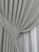 Комплект готових штор VR-Textil Льон Мішковина № 2062ш Світло-сірий 100х280 см 2 шт (31-0073) - зображення 5
