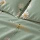 Комплект постельного белья Zastelli Полуторный 145х210 см Chamomile on Green Бязь (2500000995330) - изображение 3