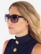 Солнцезащитные очки женские Calvin Klein 484538471 Синие (1160864539) - изображение 2
