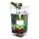 Самоочищающийся аквариум My Fun Fish 2 л с LED подсветкой 12x12x25 см, Квадратный, маленький акриловый - изображение 3