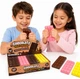 Іграшка-антистрес Сквіш Шоколадка з ароматом шоколаду 16 см великий м'який squishy рожевий - изображение 2