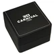 Кожаная коробочка для часов Carnival 100х100х60 мм Черная Кожа - изображение 1