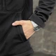 Демісезонна Куртка Soft Shell підкладка від 0 до + 15 колір Чорний HDSYR_1850 - изображение 8