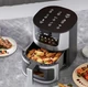 Аерогриль Skyberg – 8 л, 4200 Вт, сенсорне керування, Air Fryer, аерофритюрниця без олії, для великої родини Чорний - зображення 4