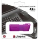 Флеш-накопичувач Kingston USB 3.2 DT Exodia M 64GB Neon Purple (фіолетовий) - изображение 4