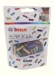 Клейові стрижні Bosch для Gluey 7x20 мм 70 шт. глітер Кольорові (2608002006) - зображення 2