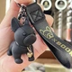 Брелок собака французский бульдог с колокольчиком - изображение 2