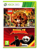 Гра Microsoft Xbox 360 Lego Indiana Jones: The Original Adventures / Kung Fu Panda Англійська Версія DVD 2шт Б/У - зображення 1