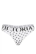 Трусики стринг Victoria's Secret 4(L) Белый в горох (152542) - изображение 2