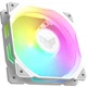 Вентилятор ASUS TUF GAMING TR120 Thunder Light White з захистом від листя, 3 ARGB-вентилятори, ШІМ-регулятор температури та регулювання швидкості, двошаровий світлодіодний масив, товщина панелі 28 мм - зображення 3