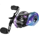 Катушка для ловли на приманку Erciyuan Water Drop Reel, микро-джиггинг, дальний заброс, взрывозащищенная, с магнитным двойным тормозом, красочная, для микро-джиггинга, для левшей. - изображение 1
