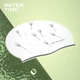 Шапочка для плавания WATERTIME силиконовая женская с принтом, защита ушей, Yuxiang Beauty - изображение 8