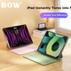 Чехол-клавиатура BOW Hangshi HB354 для iPad Air 5/6/7 и Pro 10.9 и 11 дюймов с Bluetooth и тачпадом, фиолетовый - изображение 9