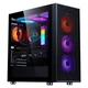 Корпус SAMA Zhuque 5 игровой черный со стеклянной боковой панелью, поддержка E-ATX, СЖО 360 мм и длинных видеокарт - изображение 4