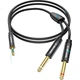 Кабель ZHENWEI Mini Jack 3.5 мм - 2 x Jack 6.35 мм, 15 м (ZW-YPX141) - зображення 2